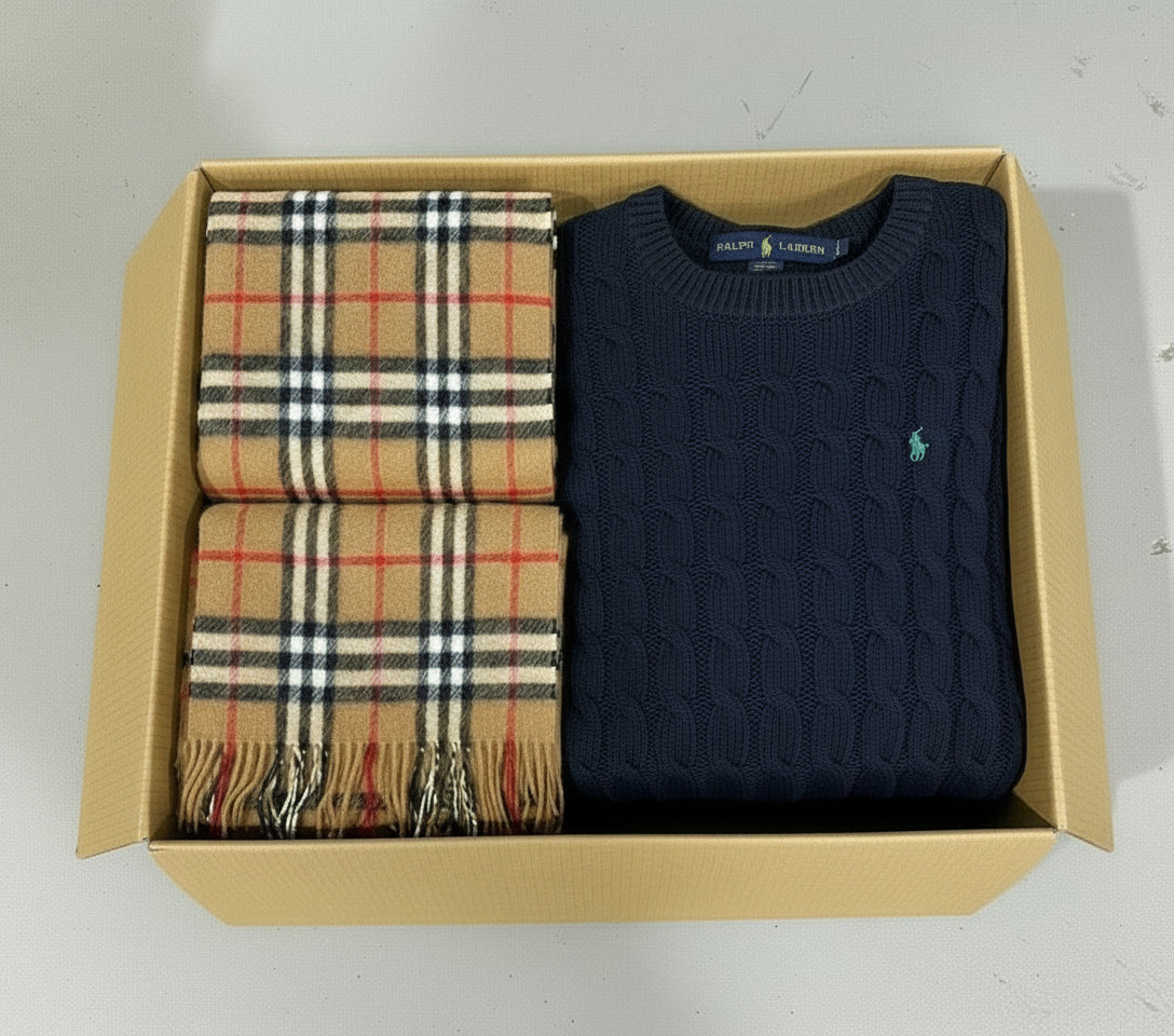 Ralph Lauren & Burberry Scarf x 3 Pieces