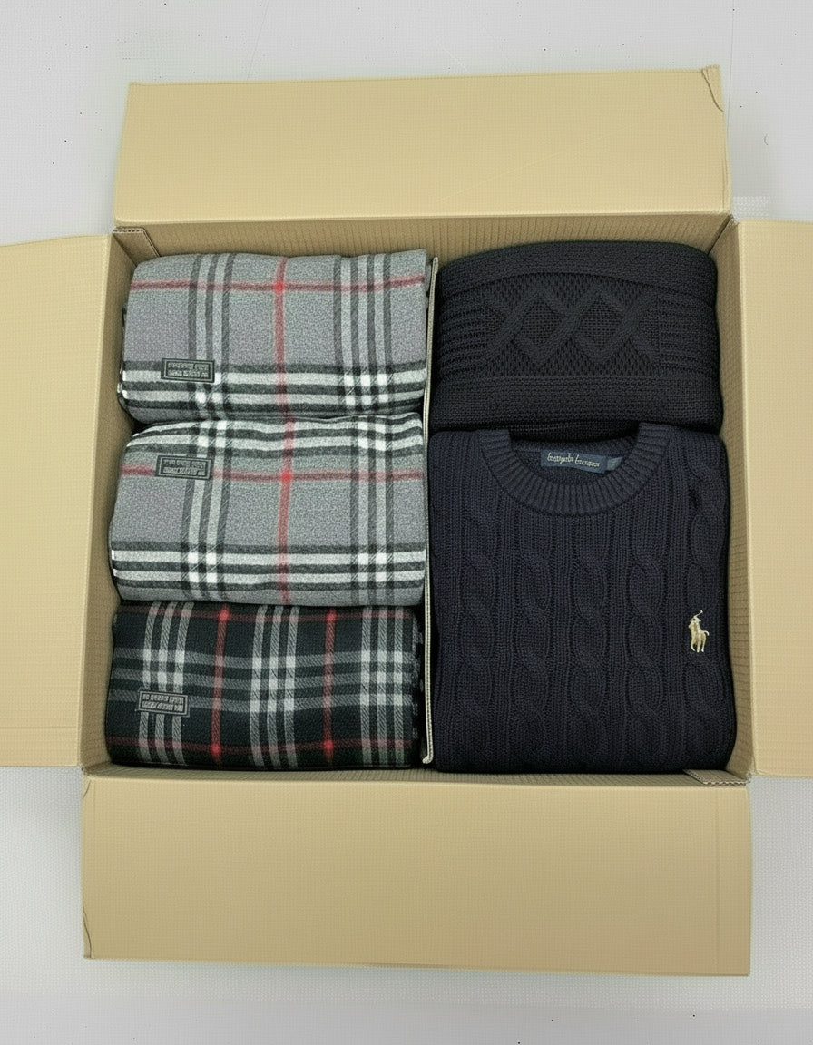 Ralph Lauren & Burberry Scarf x 5 Pieces